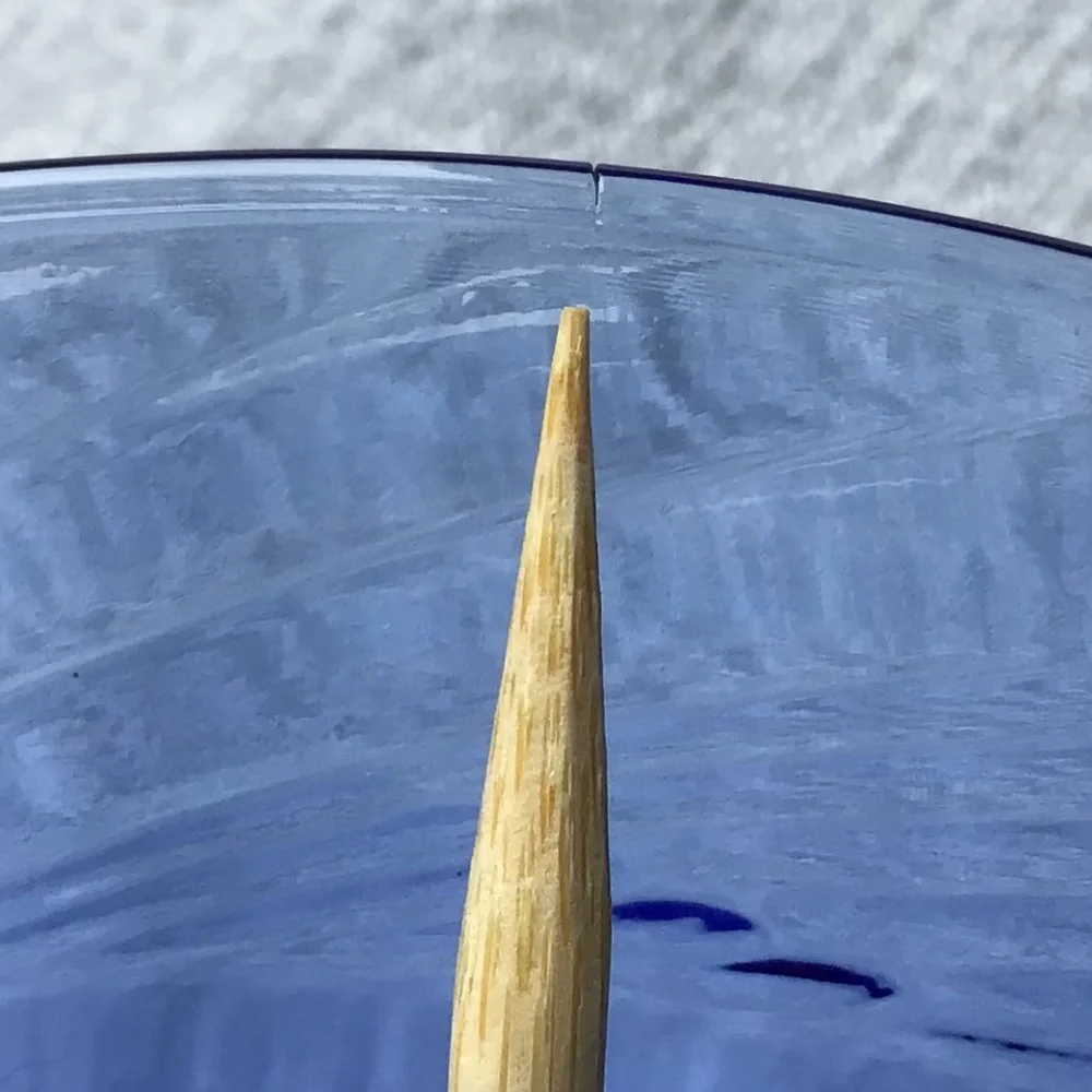 Pyrex Vintage Festiva Blue Bowls Soup Salad Cereal Set of 4 Glass Corning - Picture 14 of 15